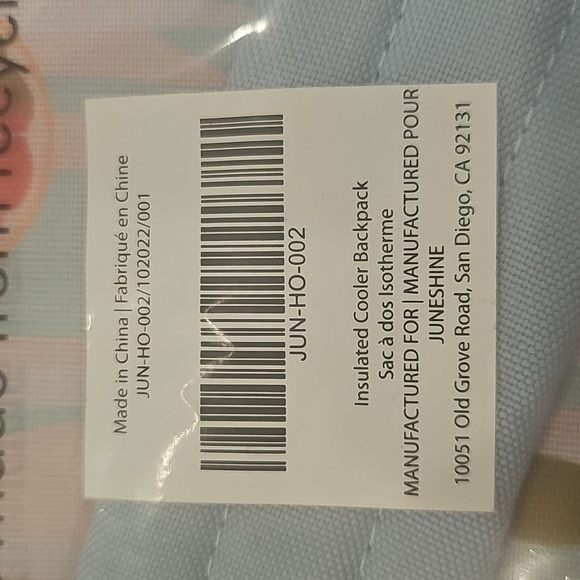 NIB June Shine Backpack Cooler - Picture 3 of 4